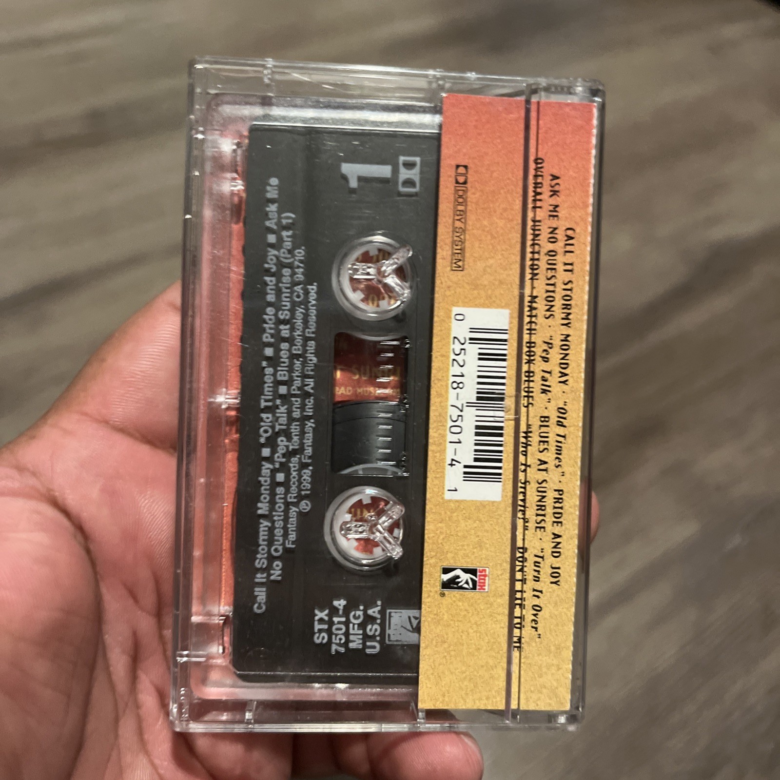 Albert King With Stevie Ray Vaughan In Session SEALED Cassette - photo 3