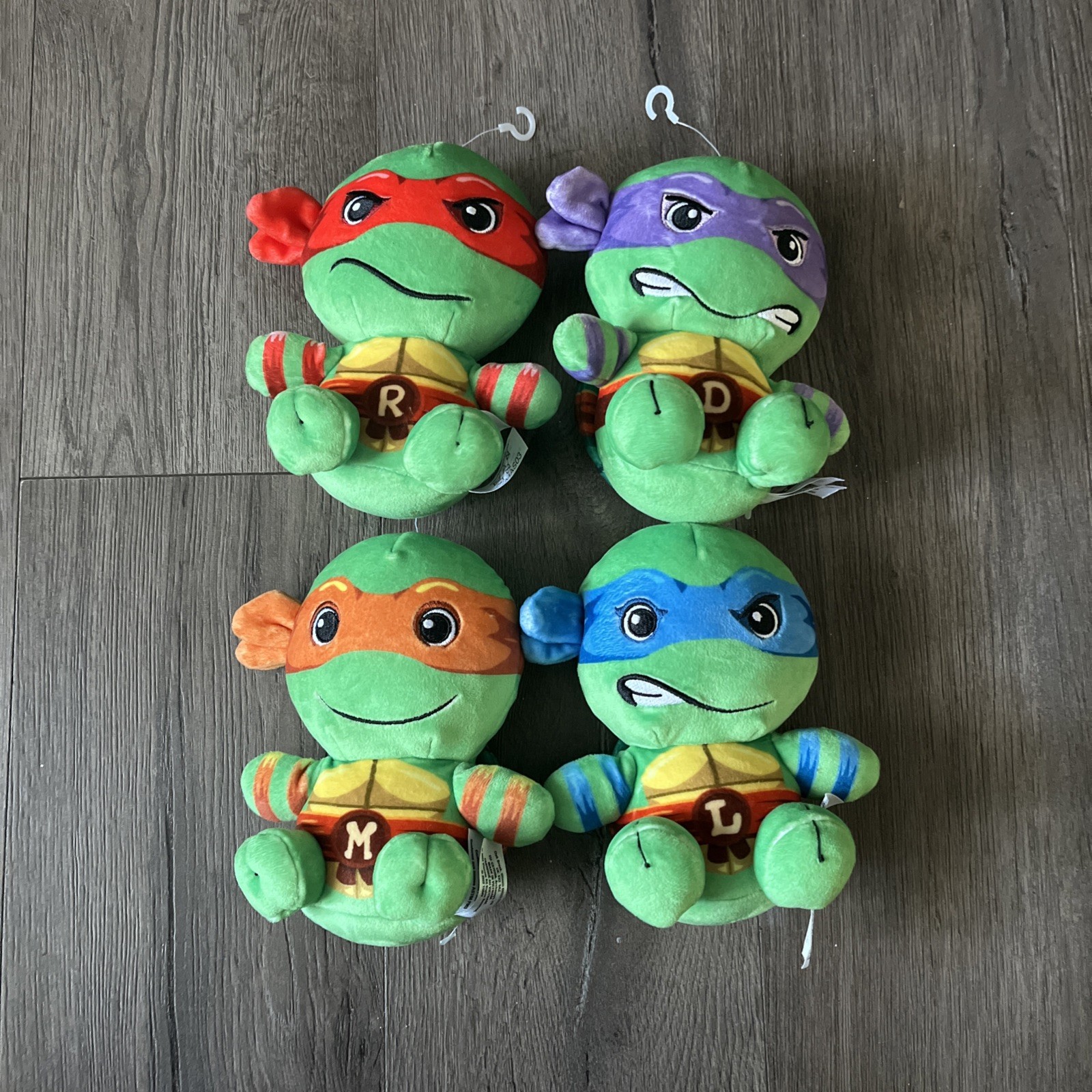Set 4 CLUB MOCCHI-MOCCHI TMNT Action Figures