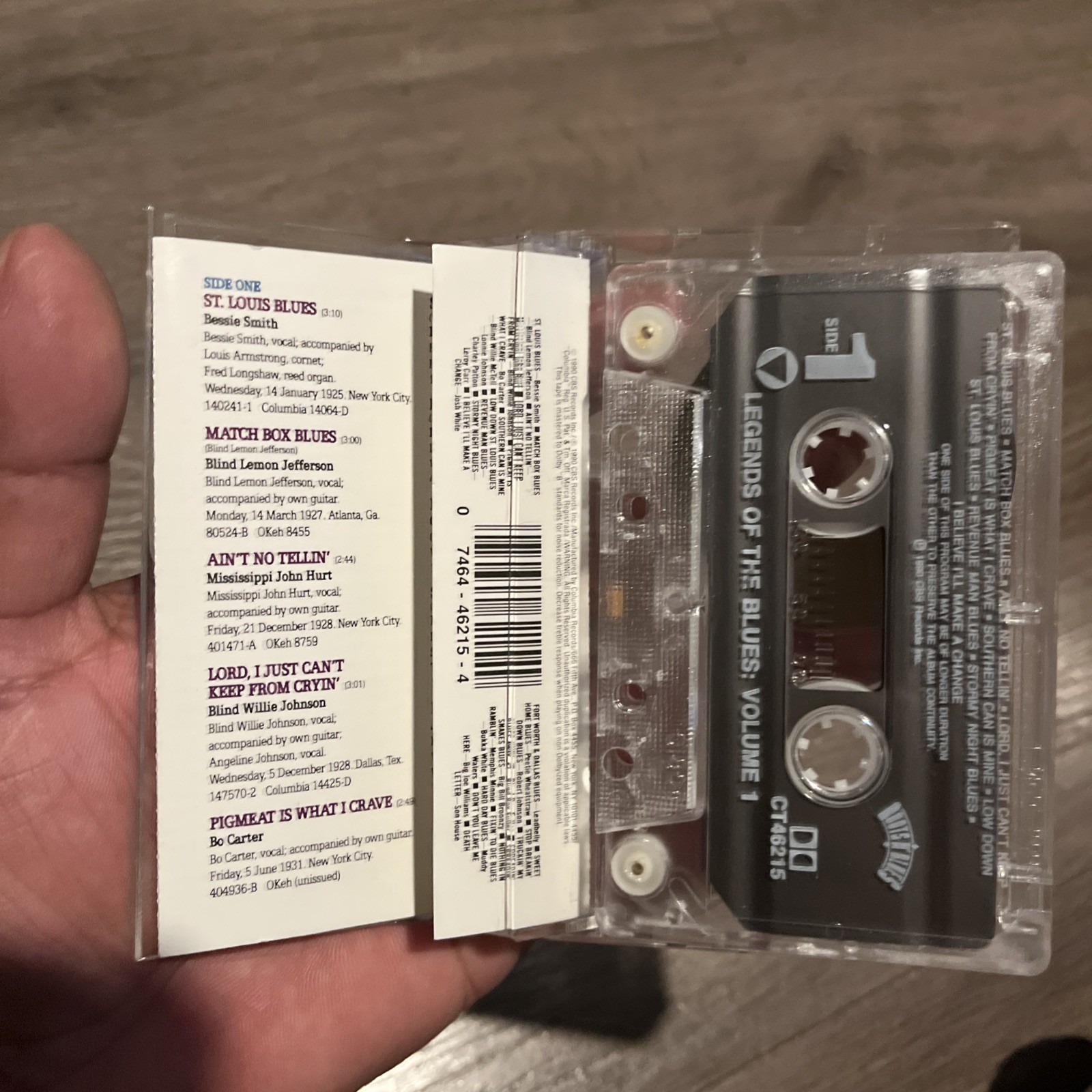 Legends Of The Blues Volume 1 Cassette Tape Roots And Blues - photo 5