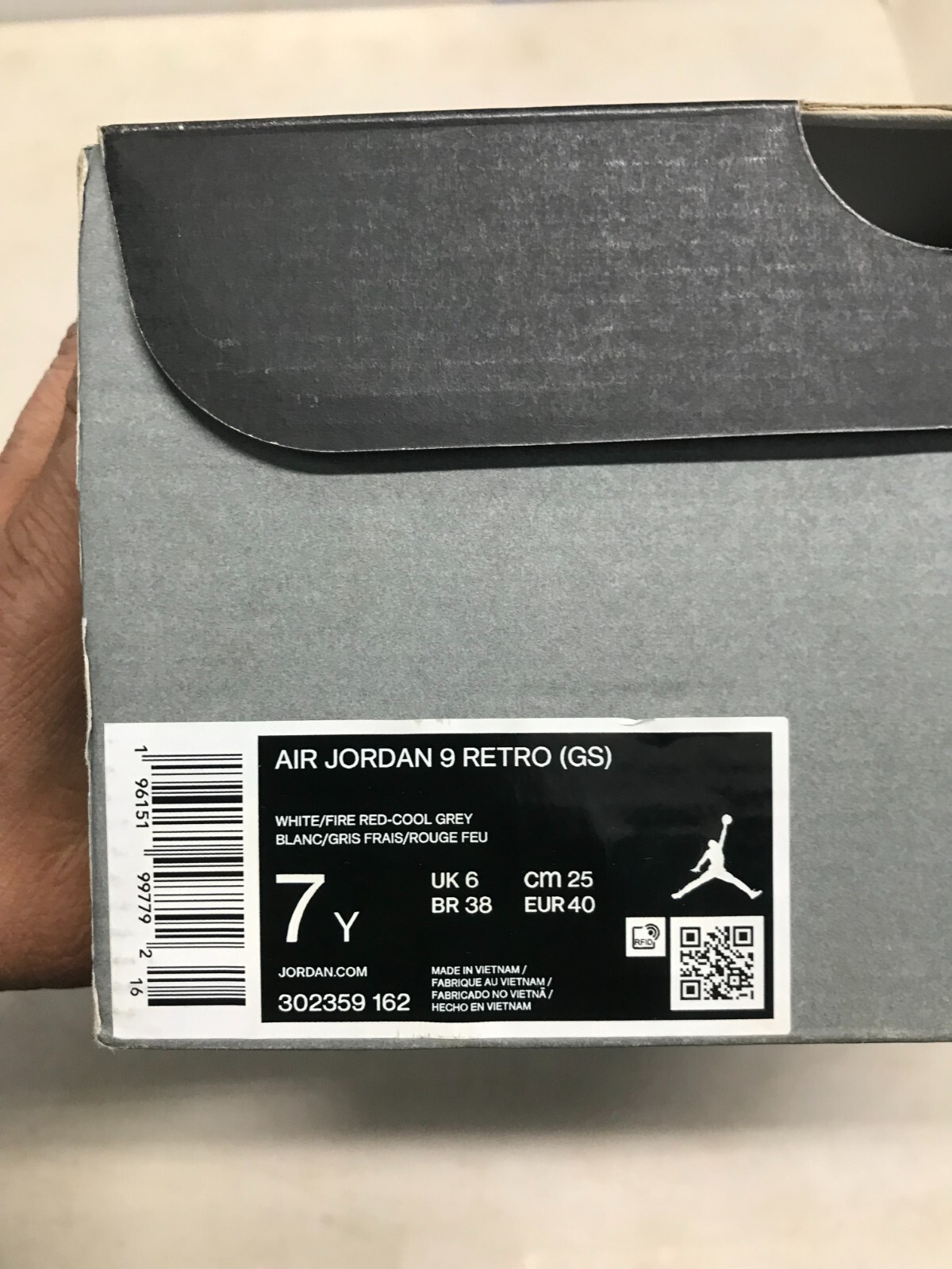 JORDAN 9 FIRE RED Cool Grey - photo 2