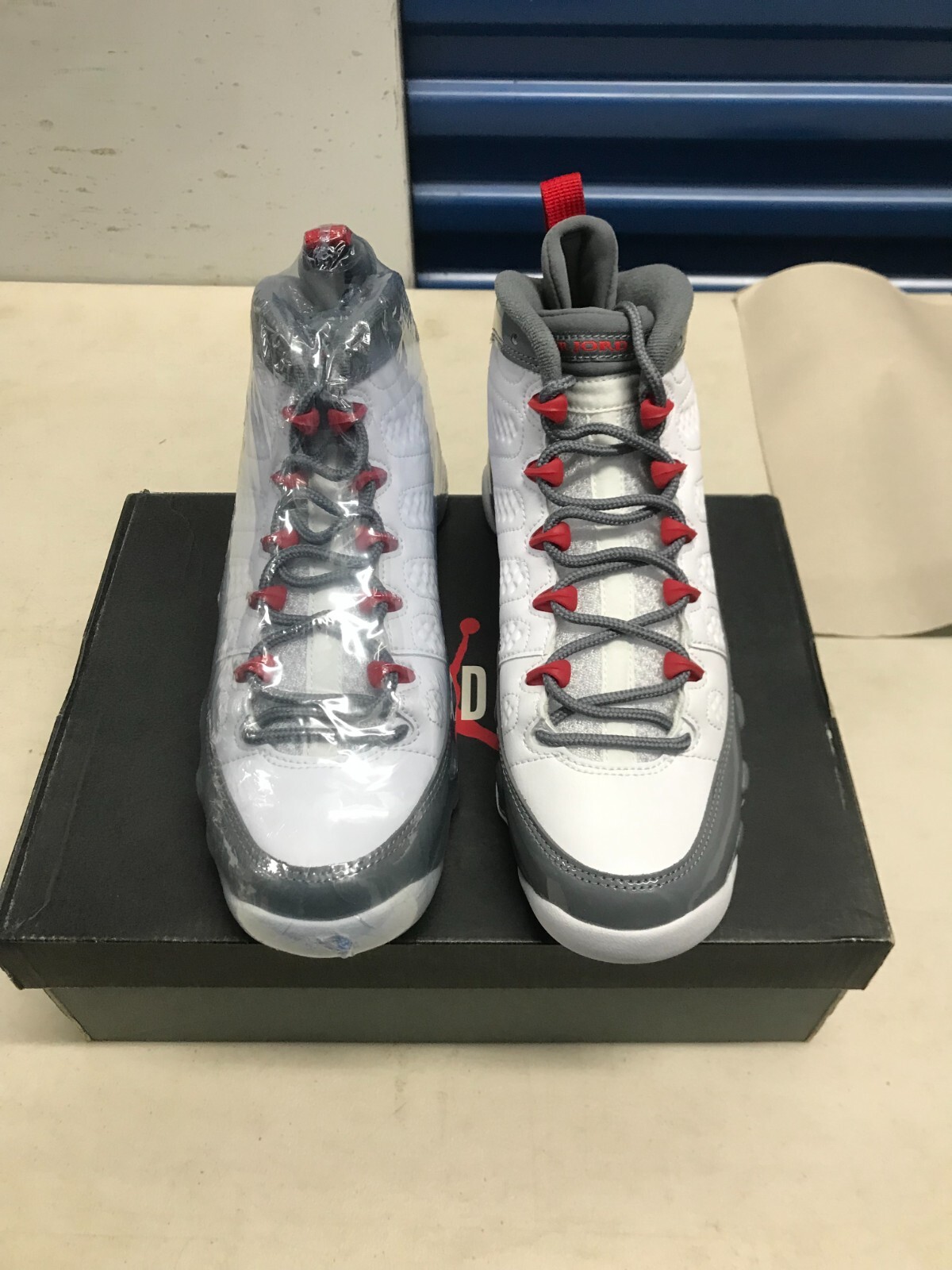 JORDAN 9 FIRE RED Cool Grey - photo 4