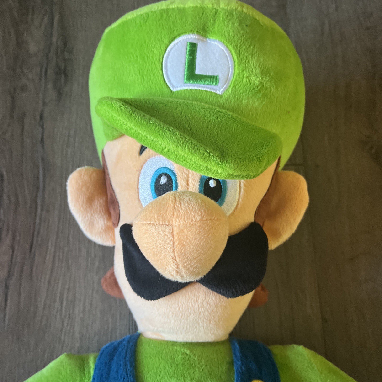 WORLD OF NINTENDO Super Mario Bros LUIGI Large JUMBO PLUSH 21" J - photo 2