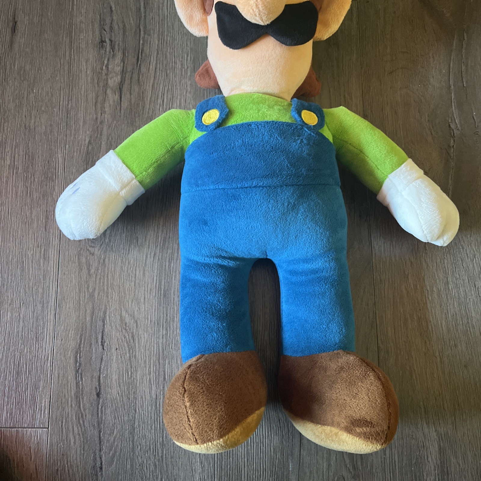 WORLD OF NINTENDO Super Mario Bros LUIGI Large JUMBO PLUSH 21" J - photo 3