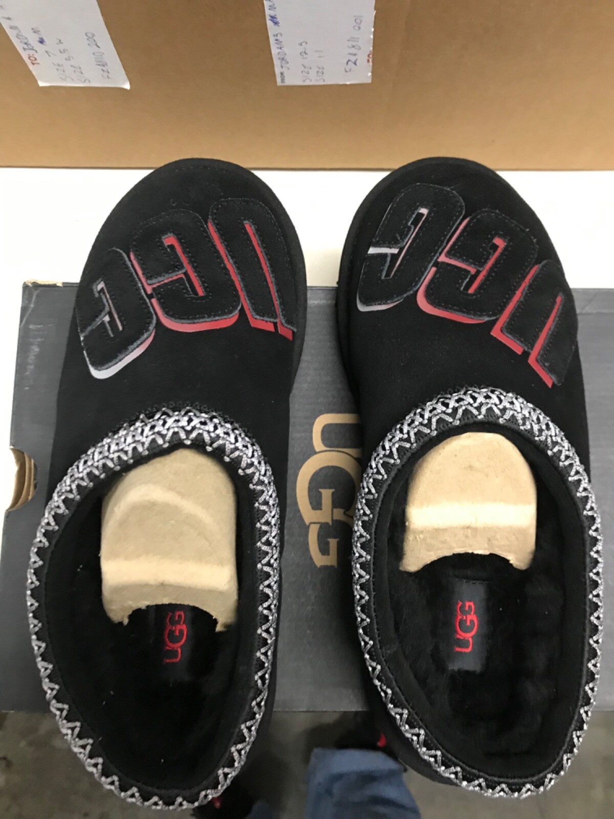 UGG Tasman Graphic Shadow Suede/Wool Slippers - Men US 11 / EUR - photo 2