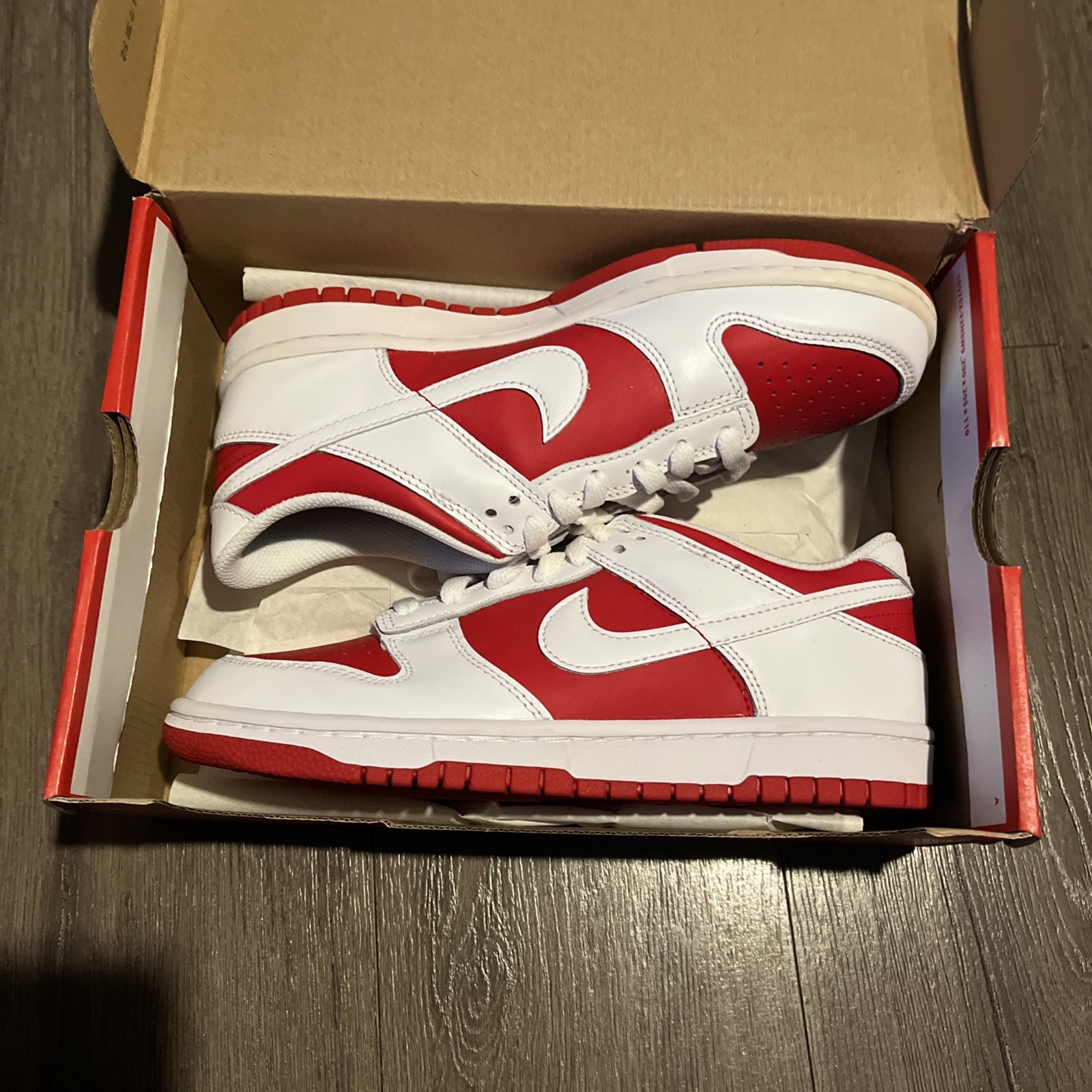 Nike Dunk Low GS “Championship Red” (CW1590-600) Size 7Y - photo 3