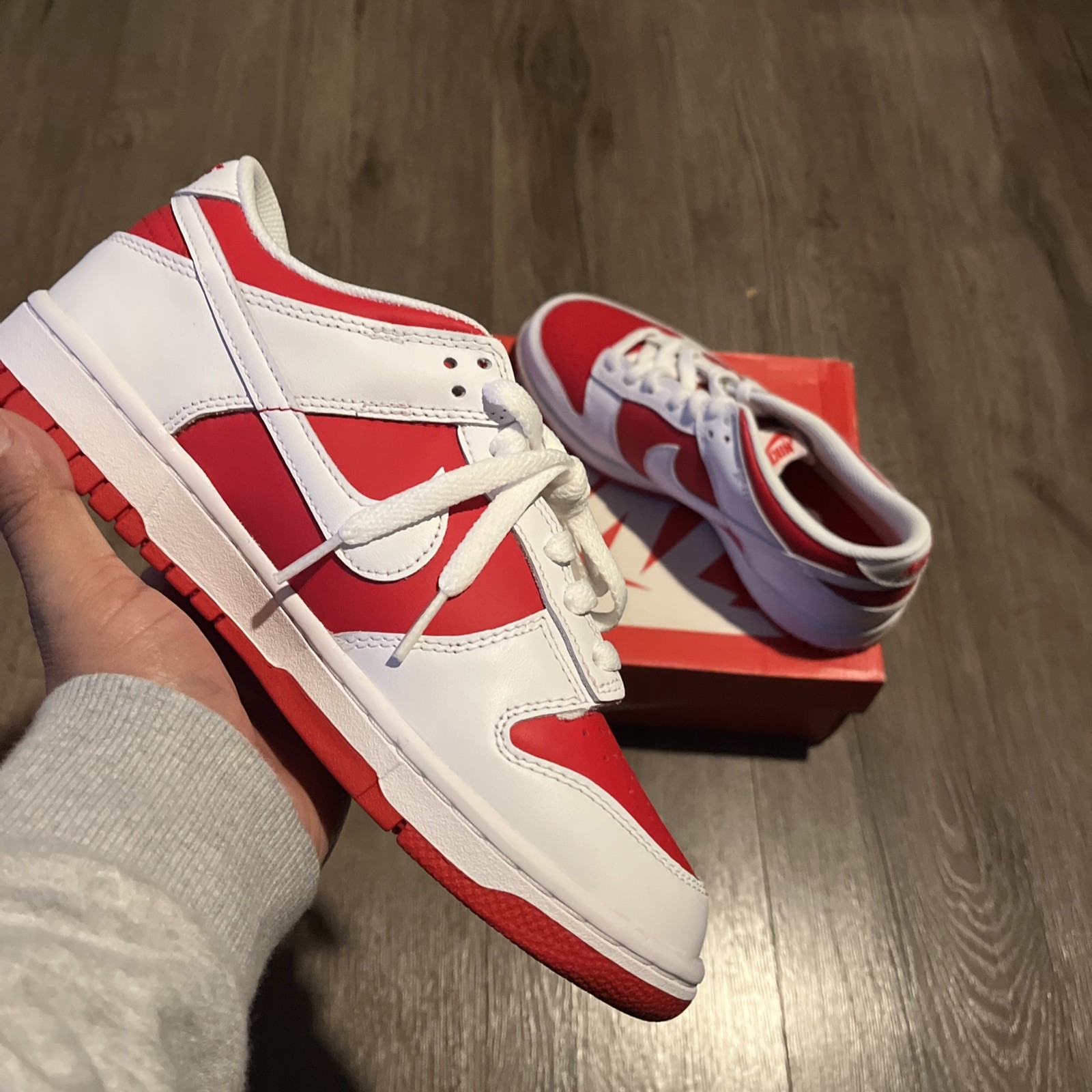 Nike Dunk Low GS “Championship Red” (CW1590-600) Size 7Y - photo 5