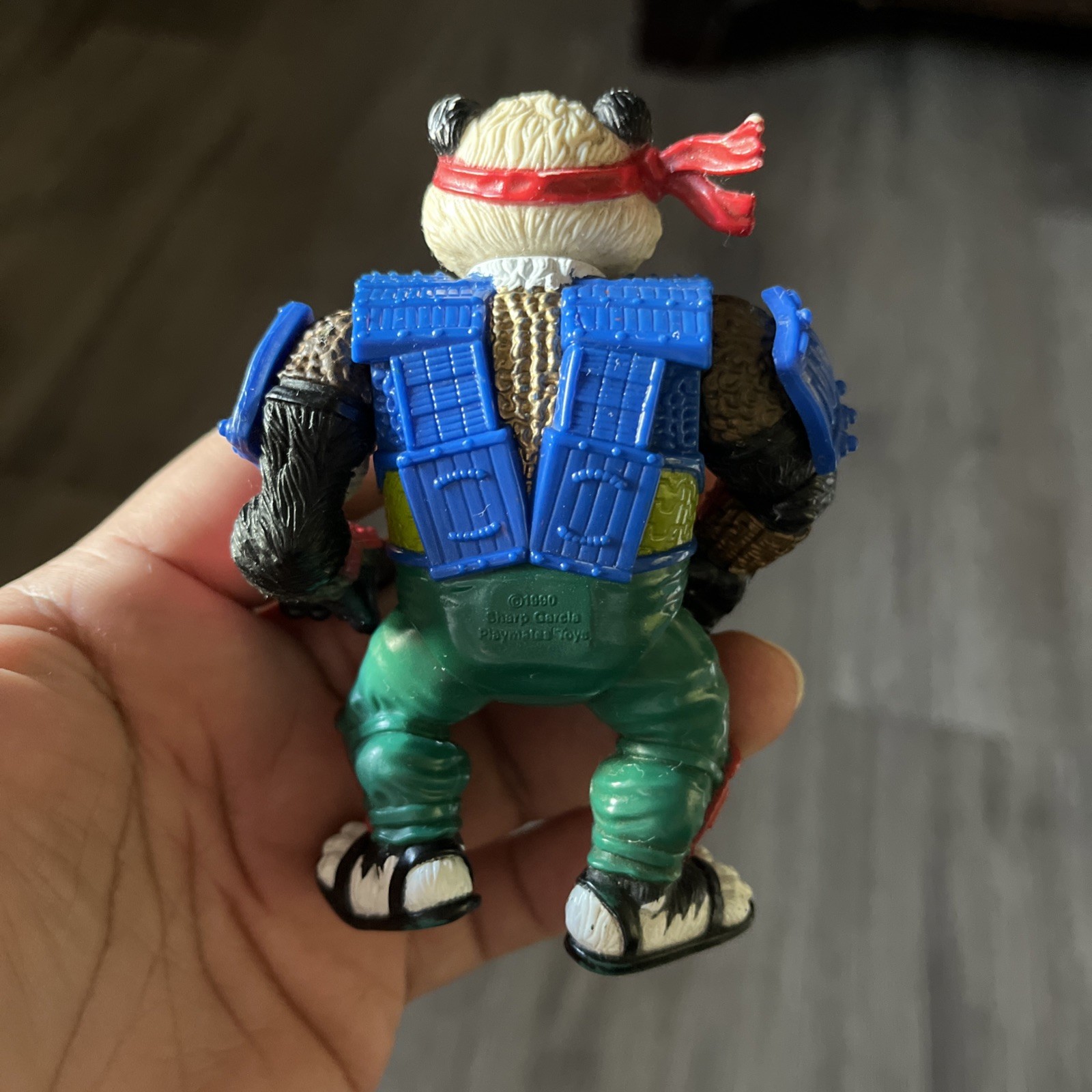 TMNT 1990 Playmates Leonardo Sewer Samurai Action Figure - photo 2