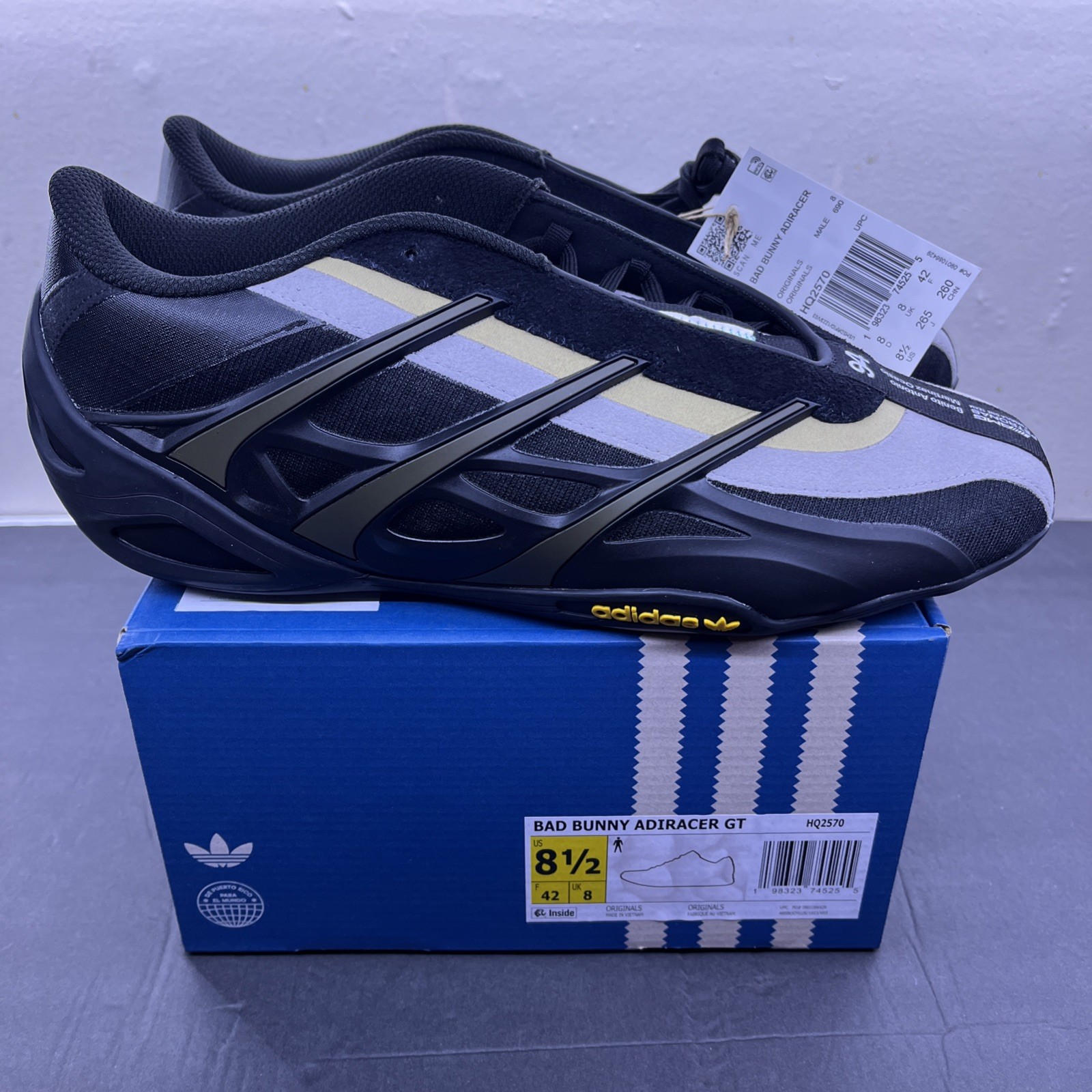 Adidas Bad Bunny ADIRACER GT MERCEDES Size 8.5 Men Brand New