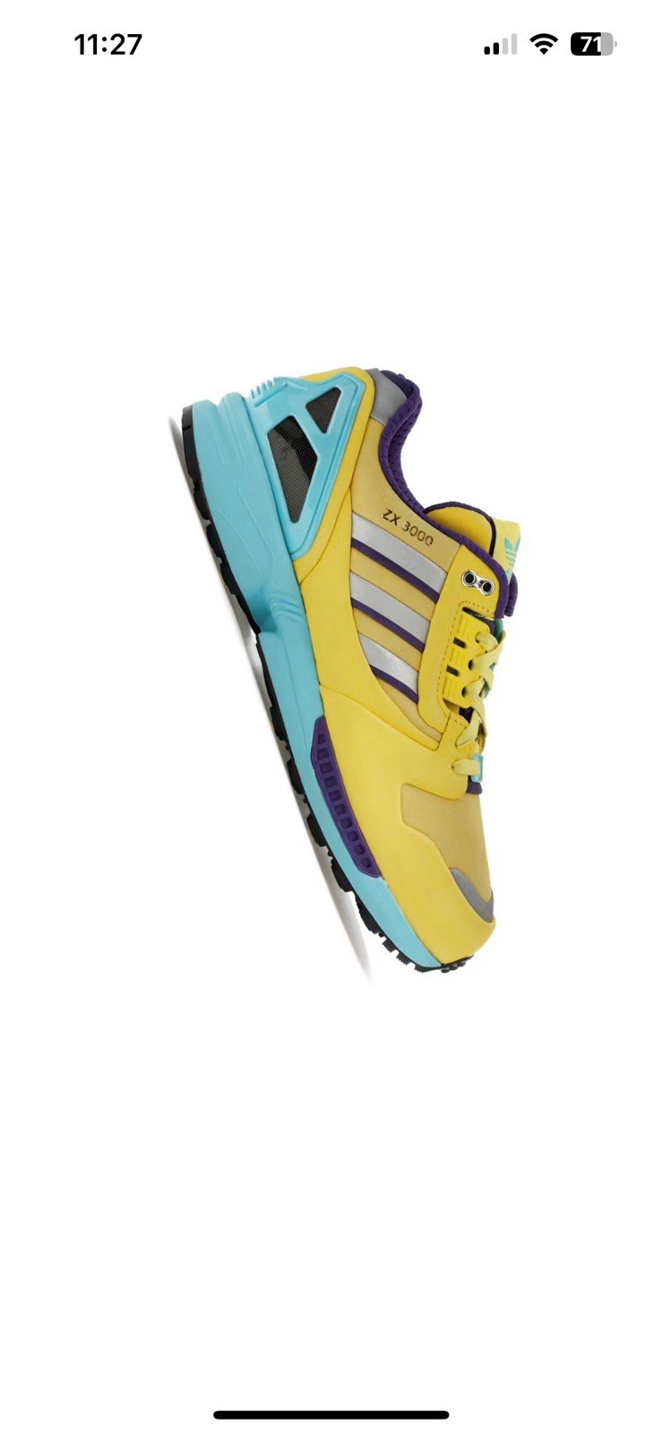 adidas ZX 8000 Consortium Yellow Blue Glow Men's Size 5 - photo 5