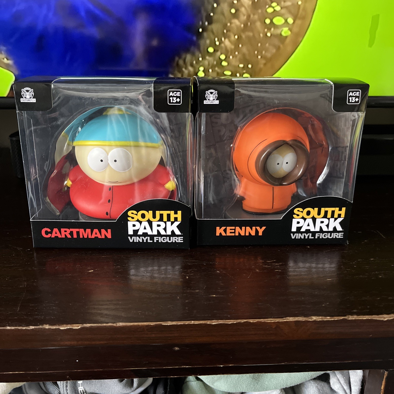 CARTMAN & KENNY Culture Fly Vinyl 4" Figures Lot of 2 South Park