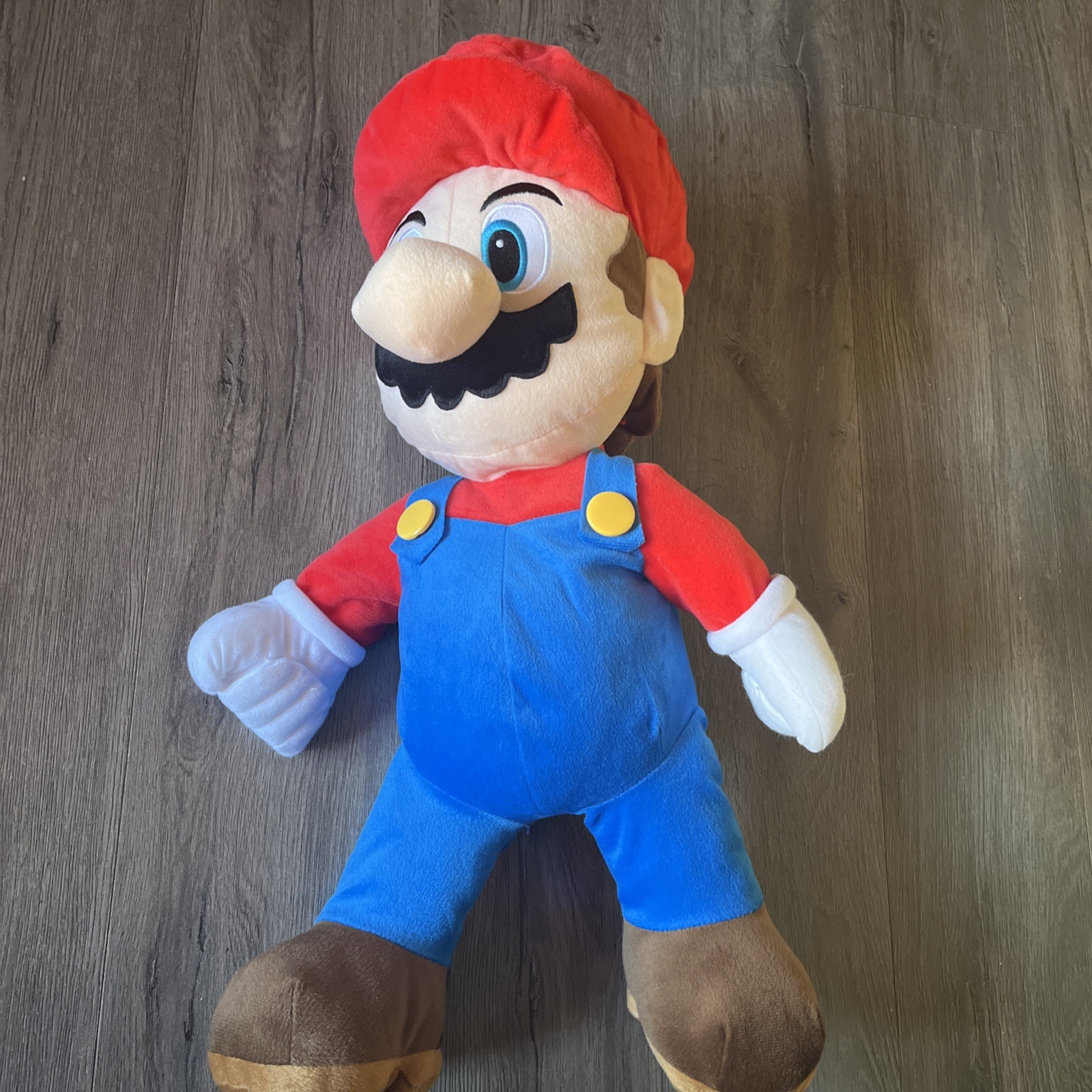 Super Mario Bros Mario Jumbo Plush 22” Large Stuffed Toy Nintend