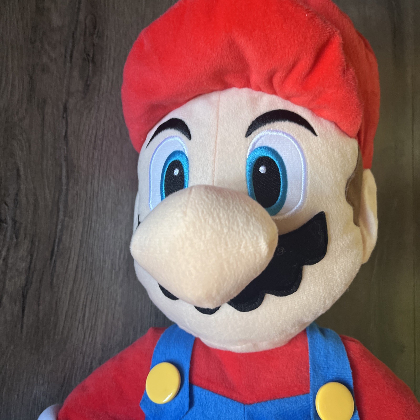 Super Mario Bros Mario Jumbo Plush 22” Large Stuffed Toy Nintend - photo 2