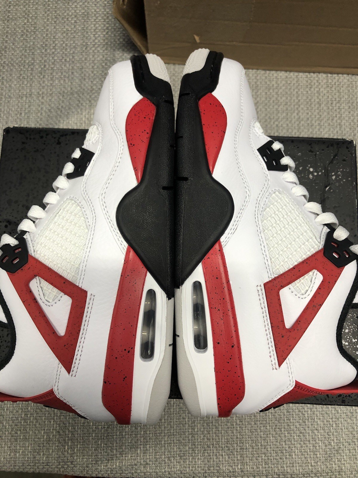 Jordan Retro 4 Mid Red Cement - photo 3