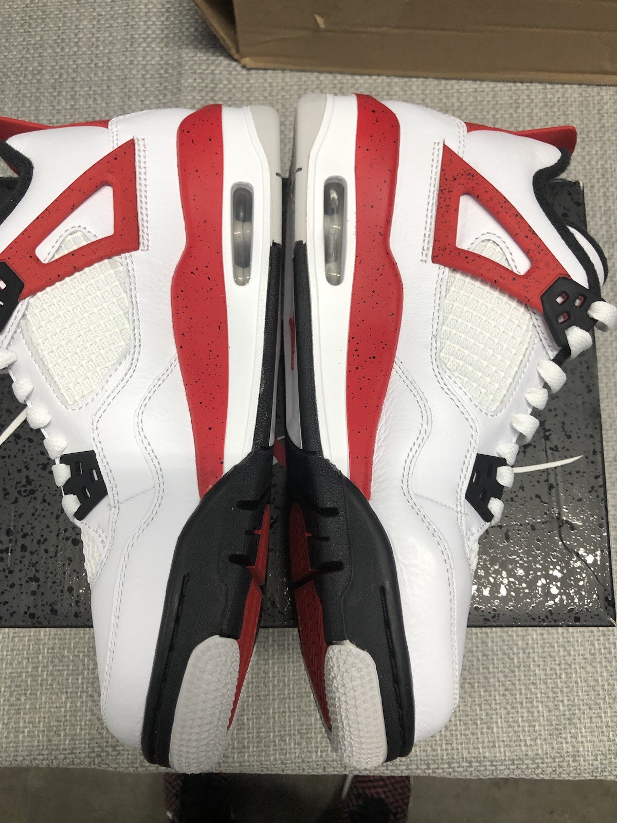 Jordan Retro 4 Mid Red Cement - photo 4