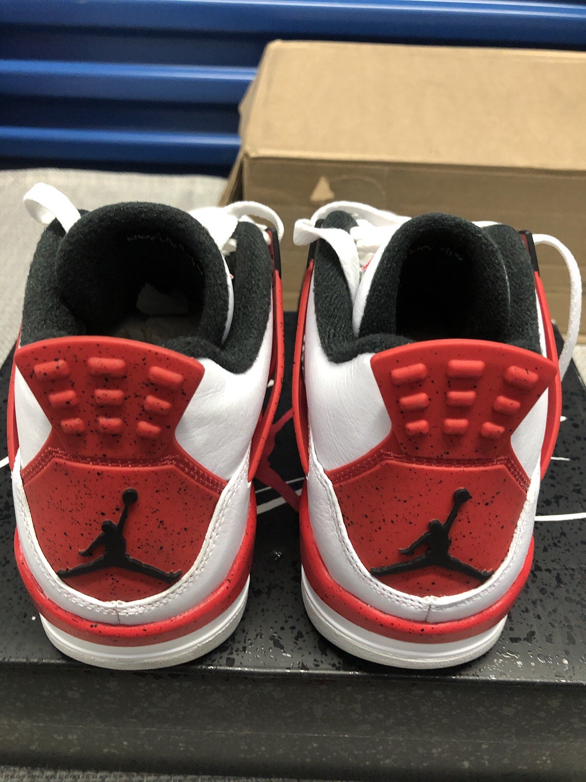 Jordan Retro 4 Mid Red Cement - photo 5