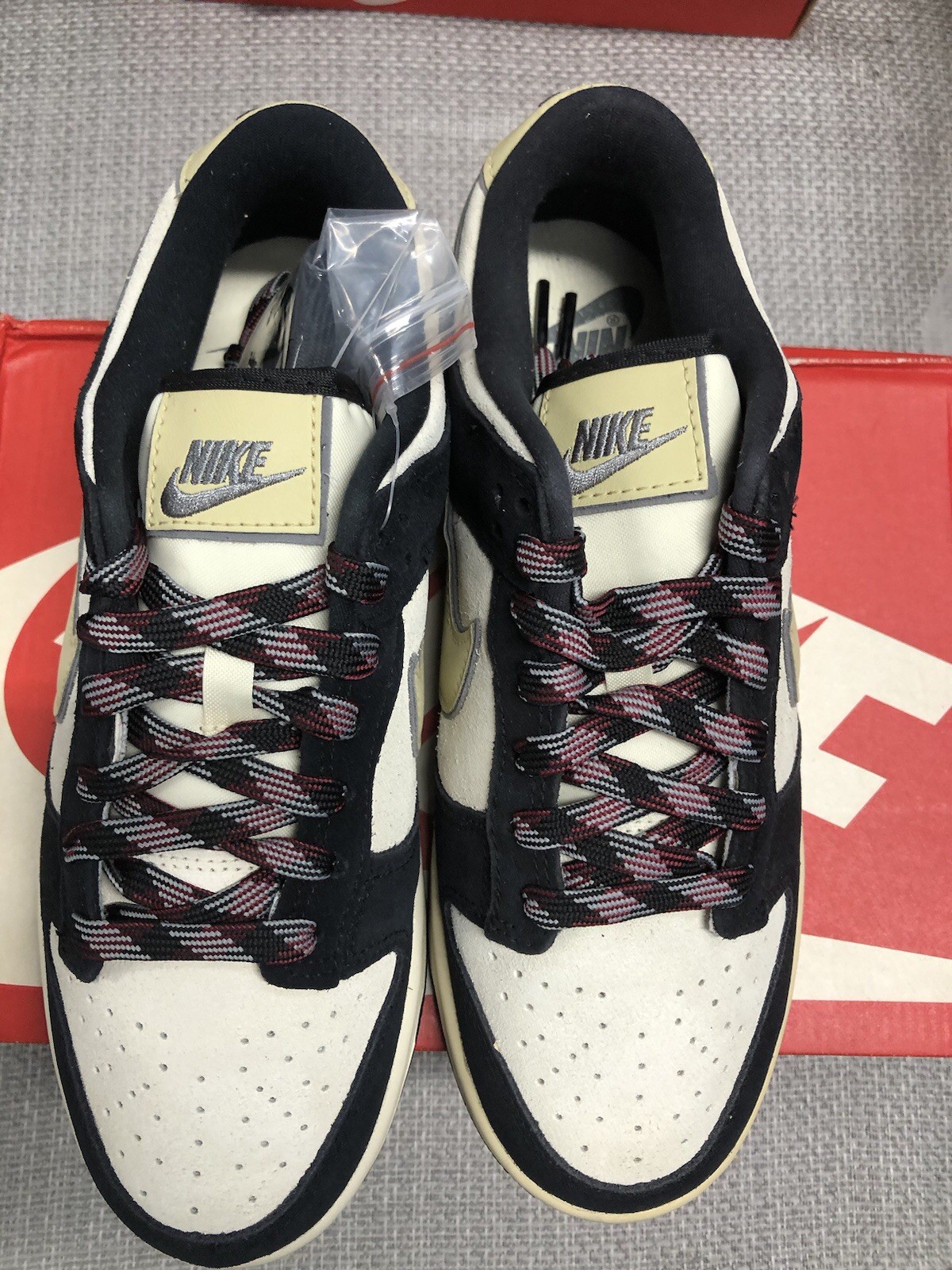 Women Nike Dunk Low /Black /Team Gold Coconut Milk - photo 2