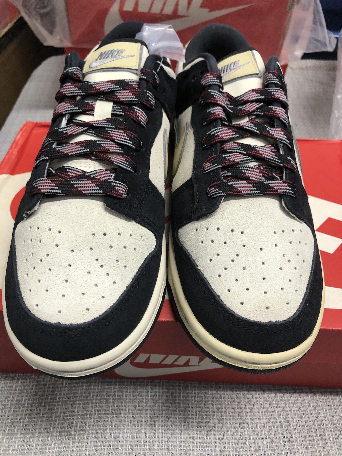 Women Nike Dunk Low /Black /Team Gold Coconut Milk - photo 3