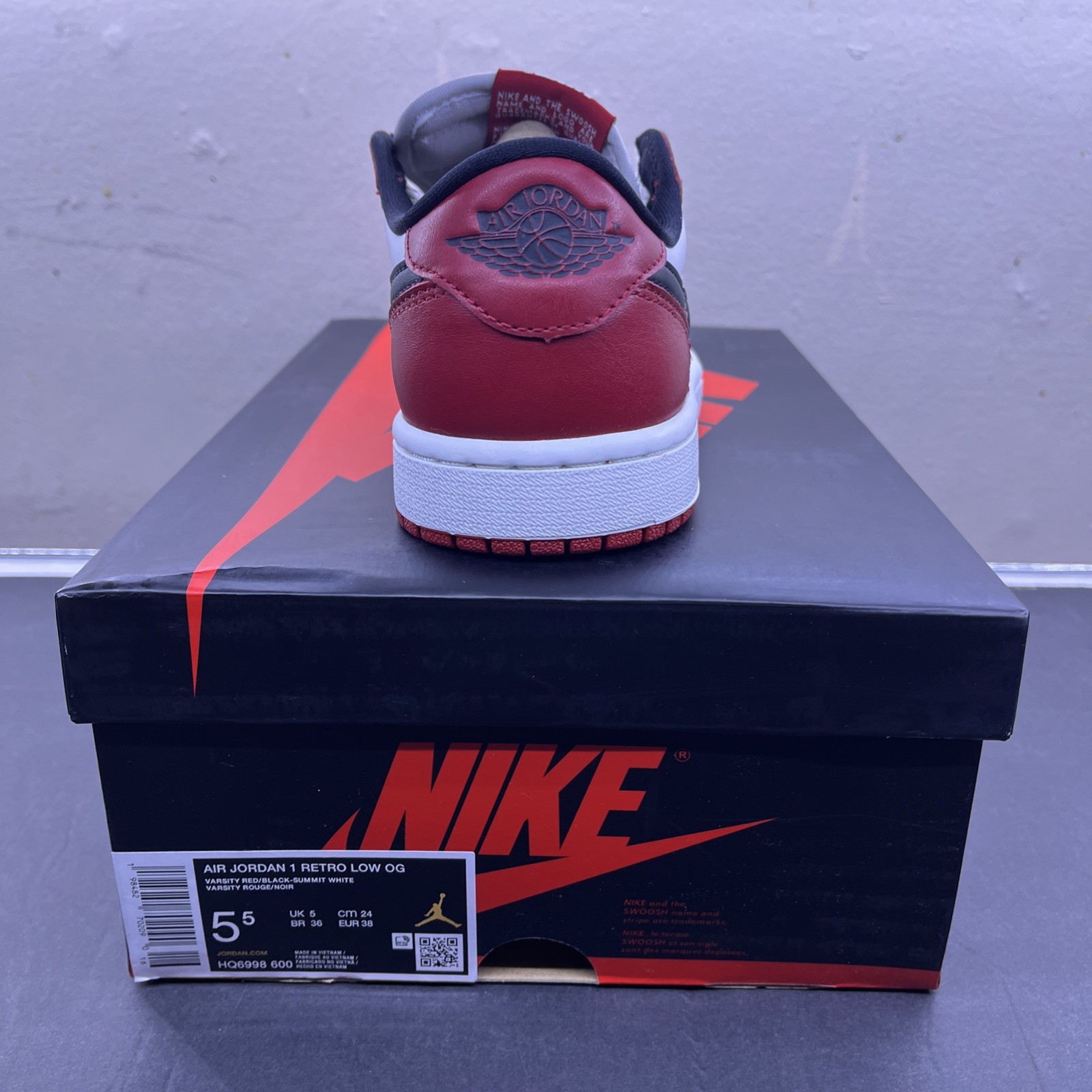 Air Jordan 1 Retro Low OG 'Chicago' 2025 HQ6998-600 Men 5.5 - photo 4