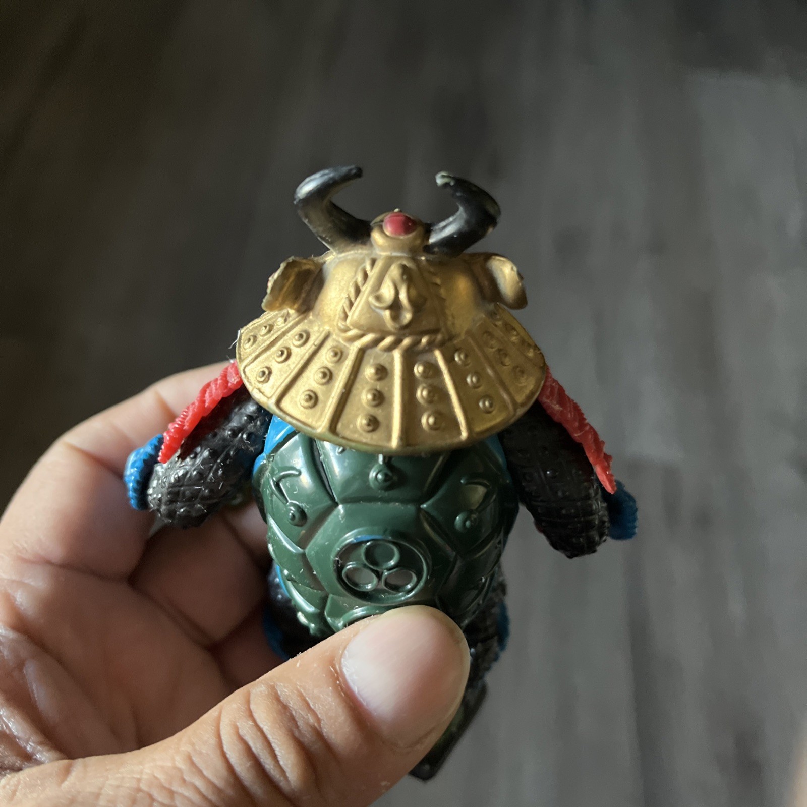 TMNT 1990 Playmates Leonardo Sewer Samurai Loose Action Figure - photo 4