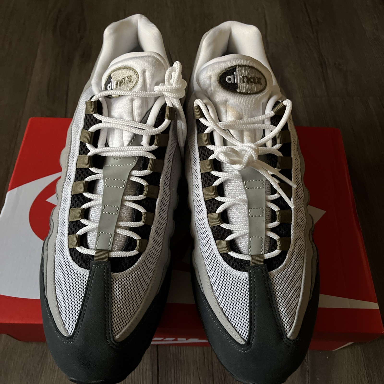 Nike Air Max 95 OG Noir/Blanc/Olive/Moyen Women - photo 2