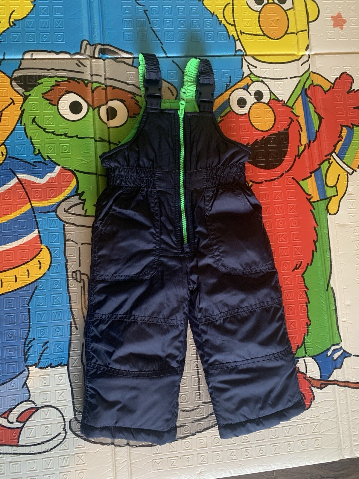 Baby Toddler Snow Pants Carters 12M Bib Overalls 12 Mos Navy Lim
