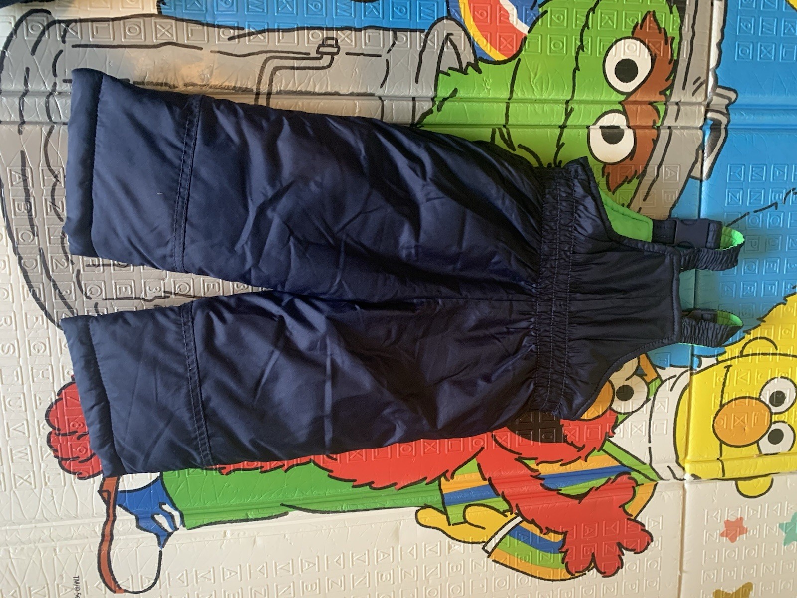 Baby Toddler Snow Pants Carters 12M Bib Overalls 12 Mos Navy Lim - photo 3