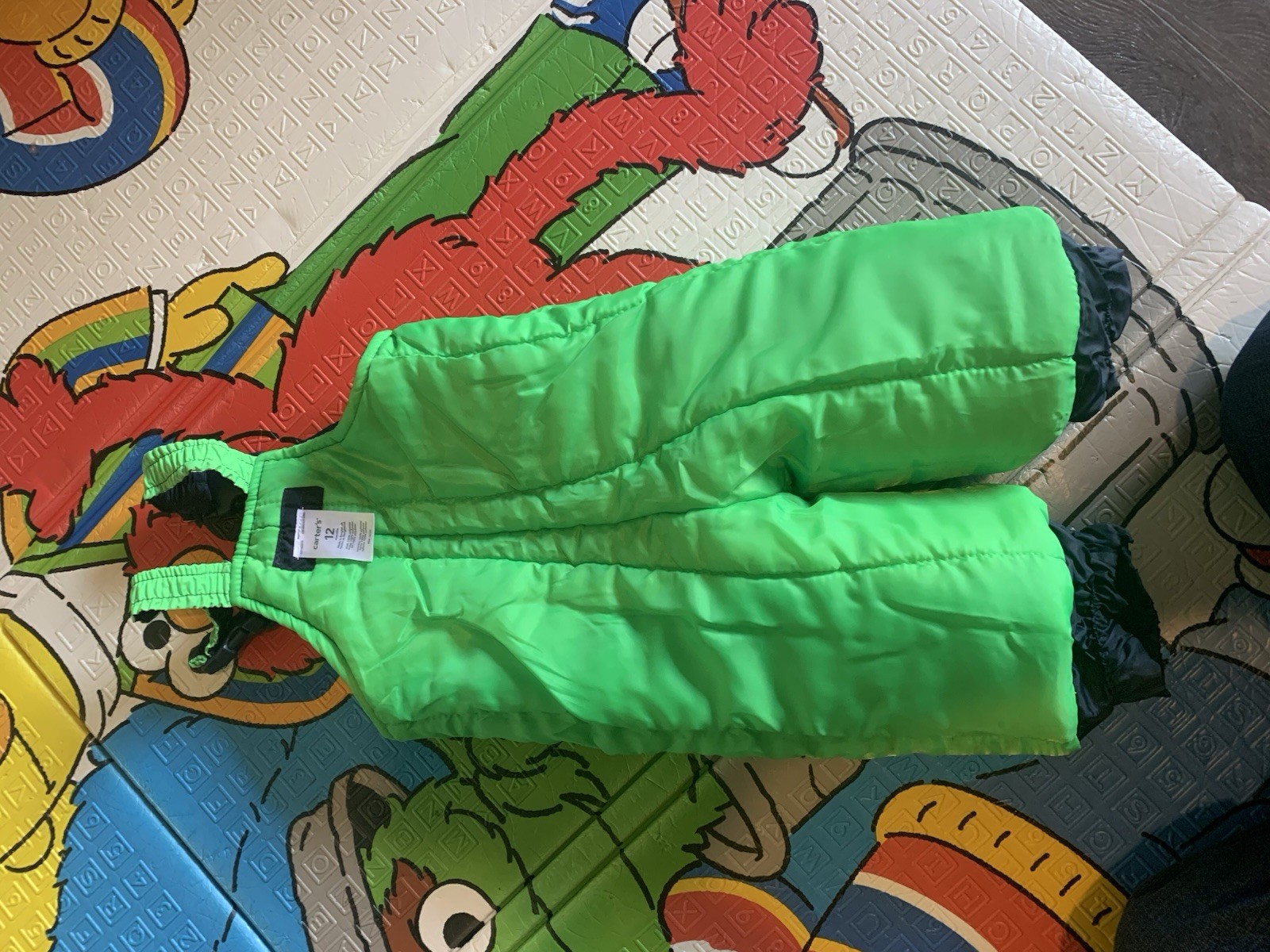 Baby Toddler Snow Pants Carters 12M Bib Overalls 12 Mos Navy Lim - photo 4