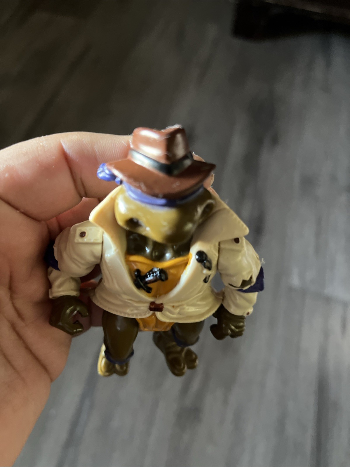 Vintage TMNT Donatello Undercover Figure 1990 Playmates - photo 5