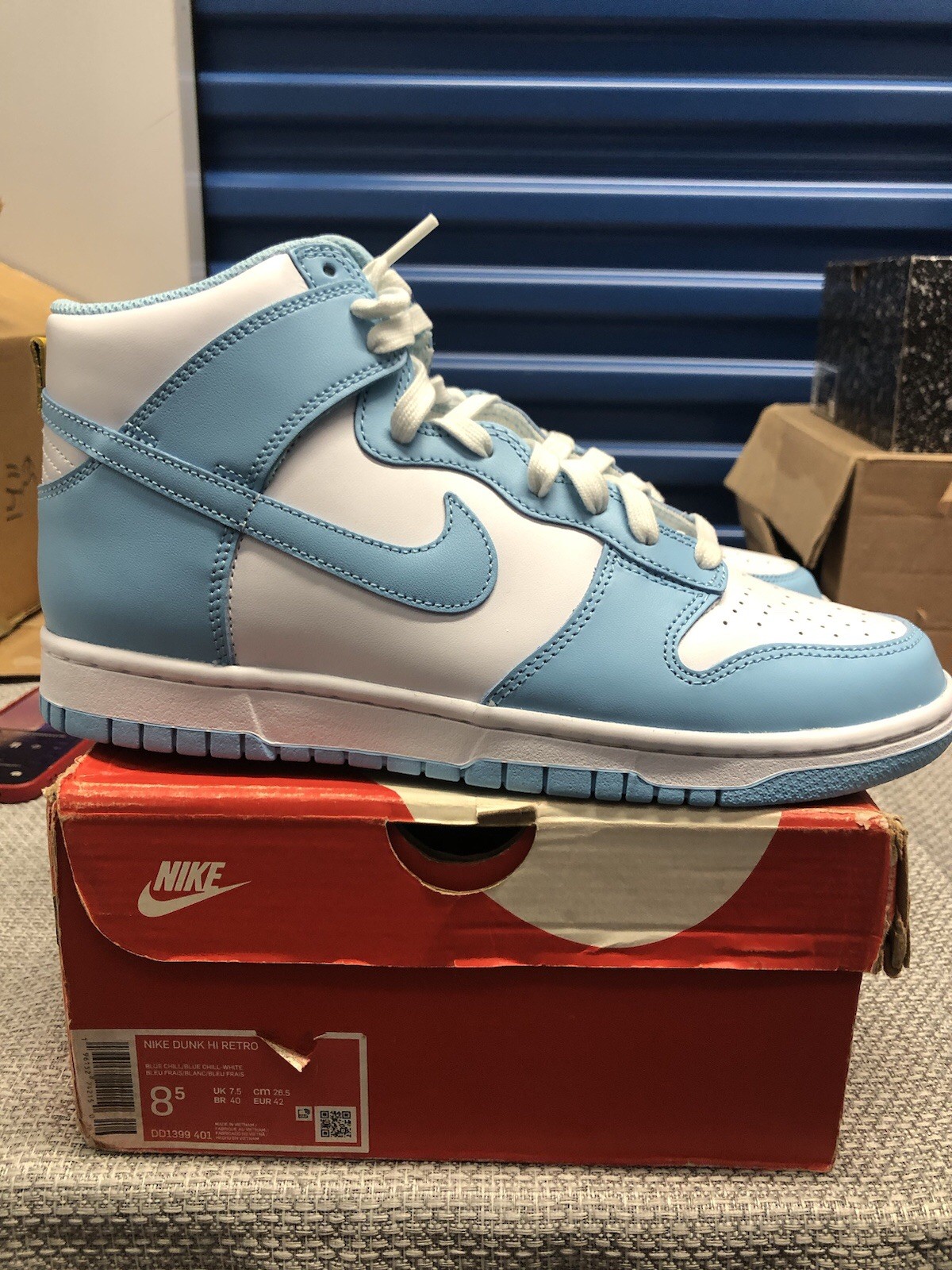 Nike Dunk High Men's Size 8.5 - Blue/White (2022)
