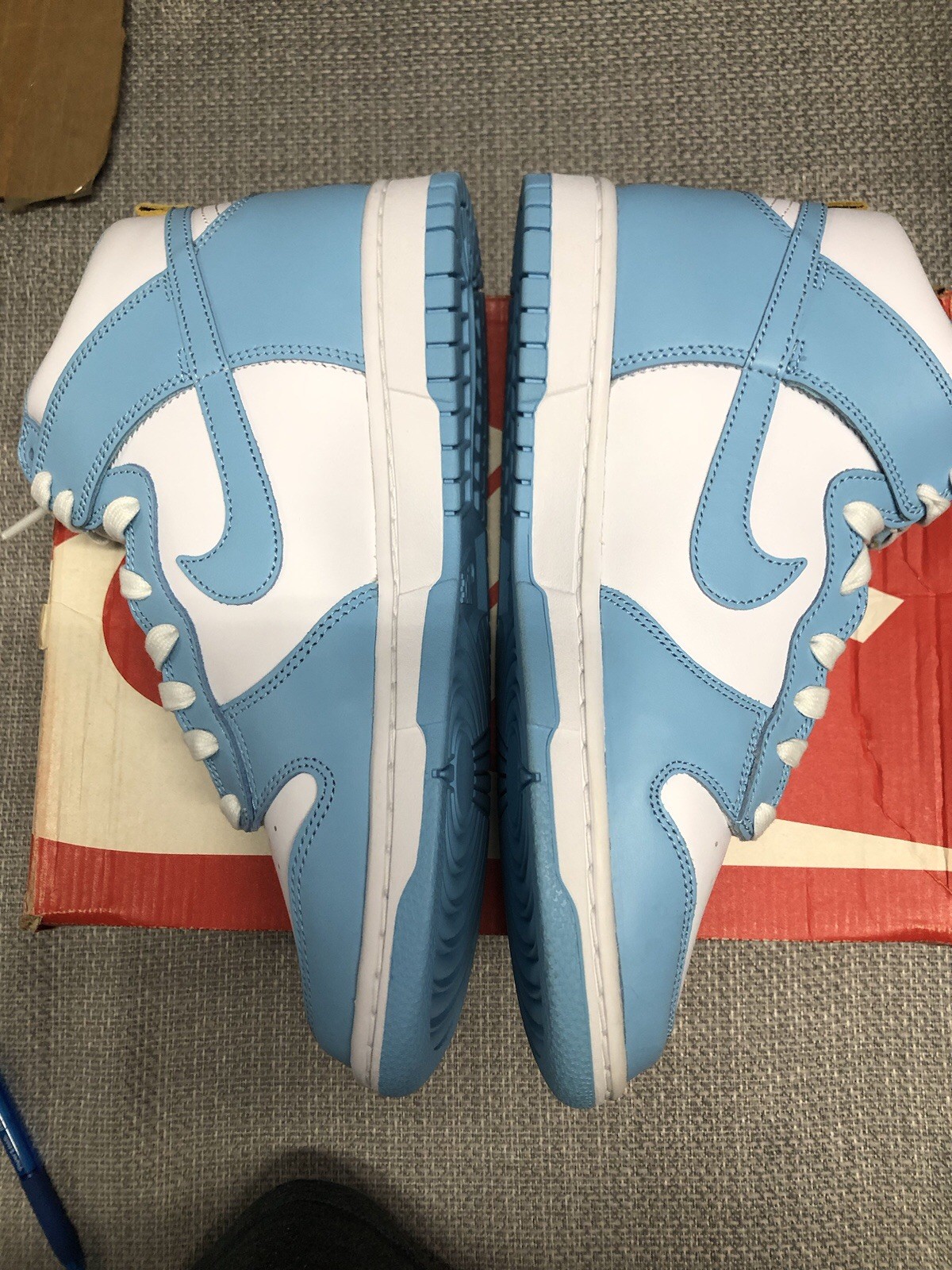 Nike Dunk High Men's Size 8.5 - Blue/White (2022) - photo 3