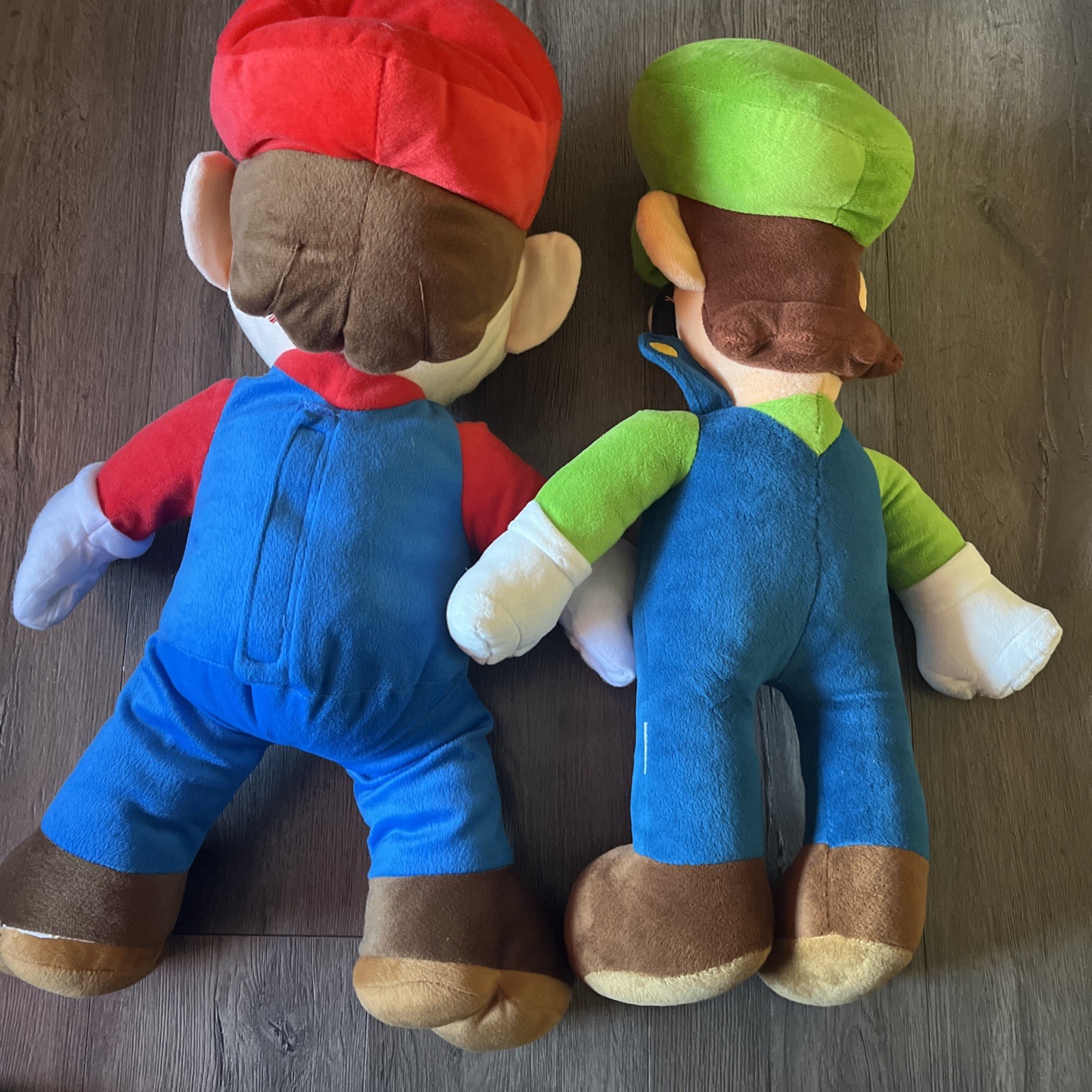 Large 22" 2015 Nintendo Super Mario Plush Luigi Stuffed Toy Lot - photo 3