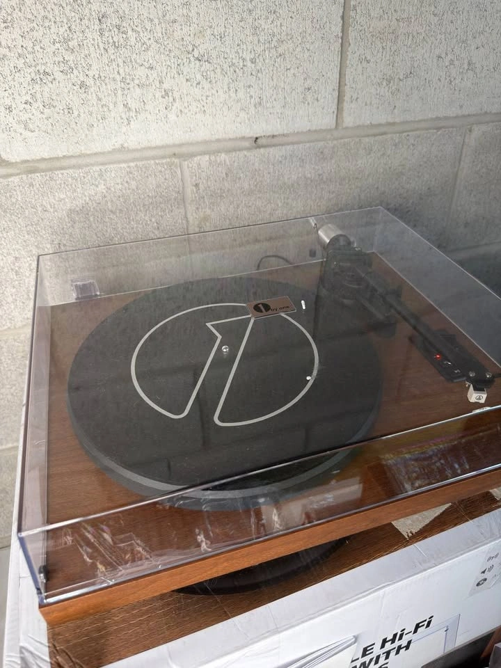 1 BY ONE Record Player Turntable HiFi System with Speakers - photo 2