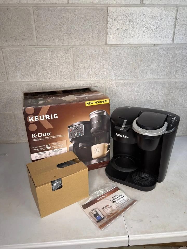 Keurig K-Duo Single Serve K-Cup Pod & Carafe Coffee Maker, Black - photo 4