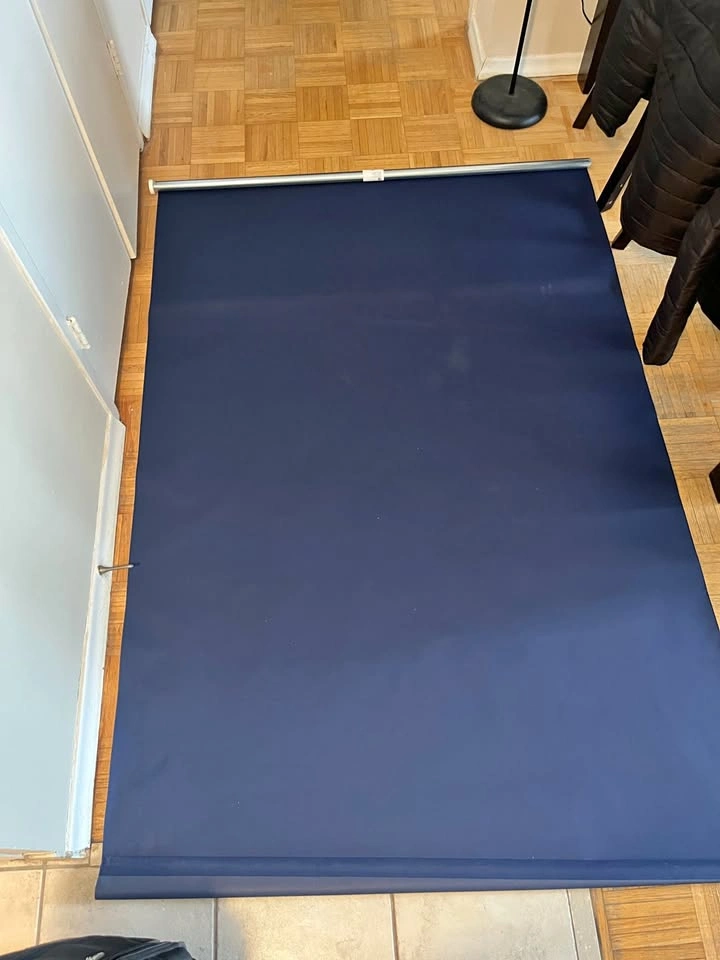 IKEA FRIDANS Blackout Roller Blind, Blue, 127x192 cm