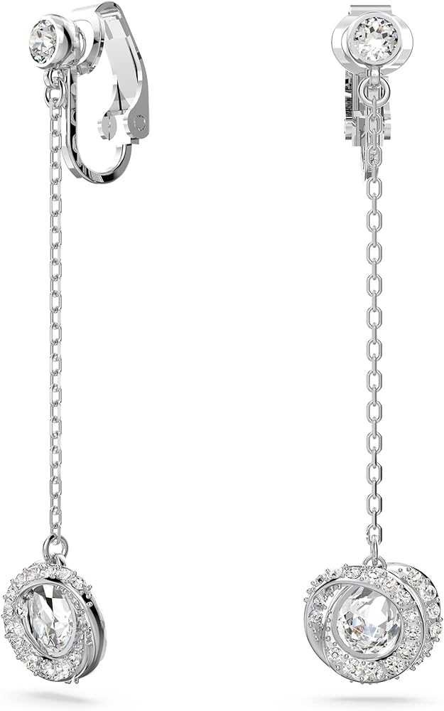 Swarovski crystal clip on earrings