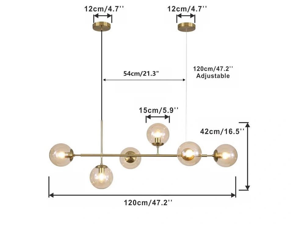 KCO Lighting Mid Century Modern Chandelier - photo 5