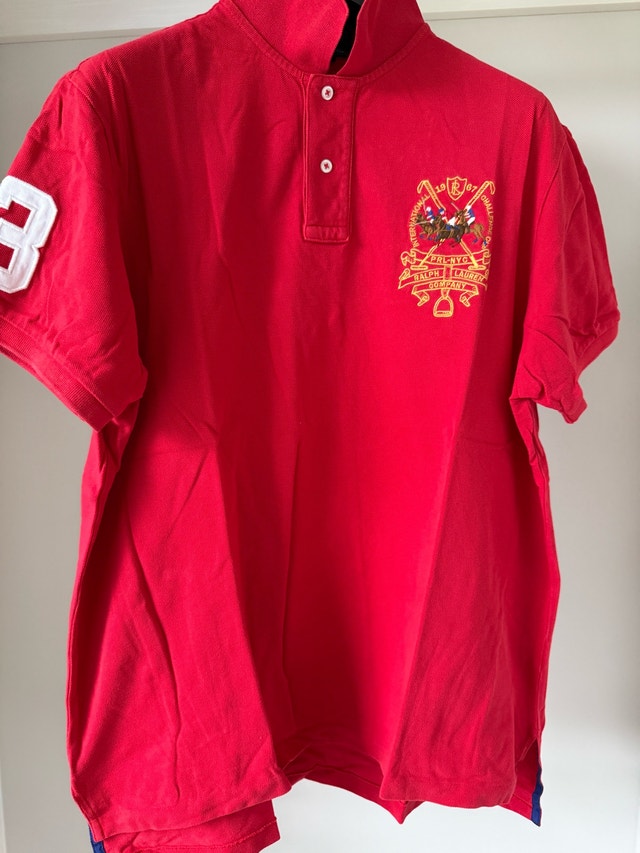 Ralph Lauren Polo Shirt - Red XL