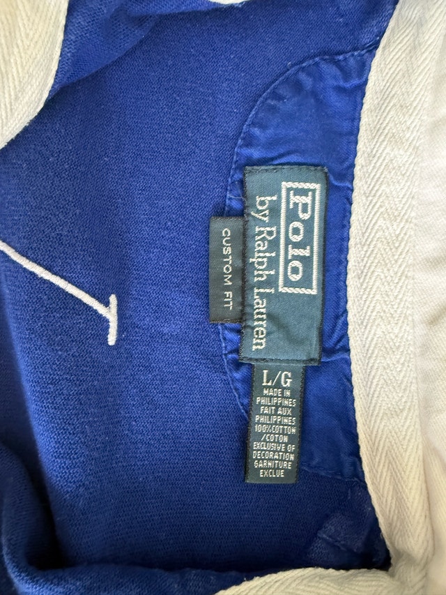 Ralph Lauren Rugby Shirt - Blue, Size L - photo 3