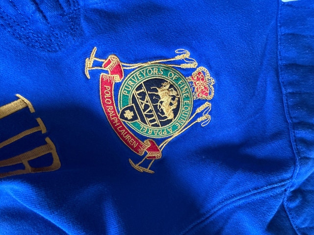 Ralph Lauren Rugby Shirt - Blue, Size L - photo 4
