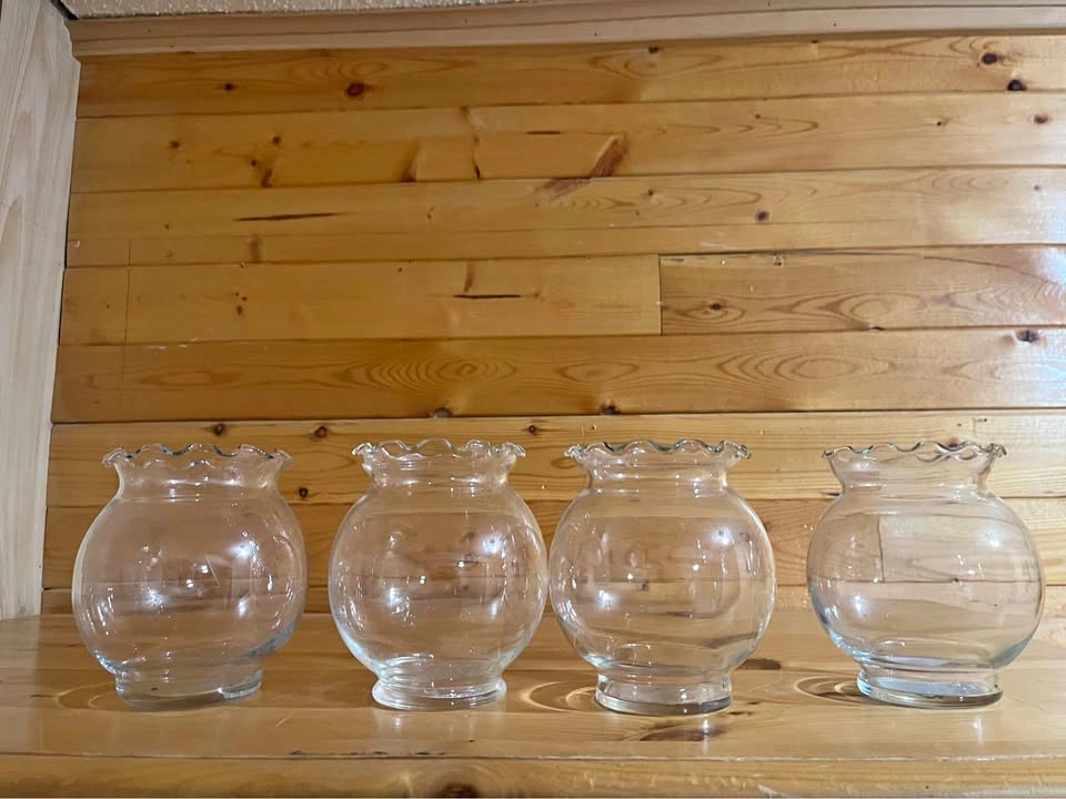 Rose bowls and Vases