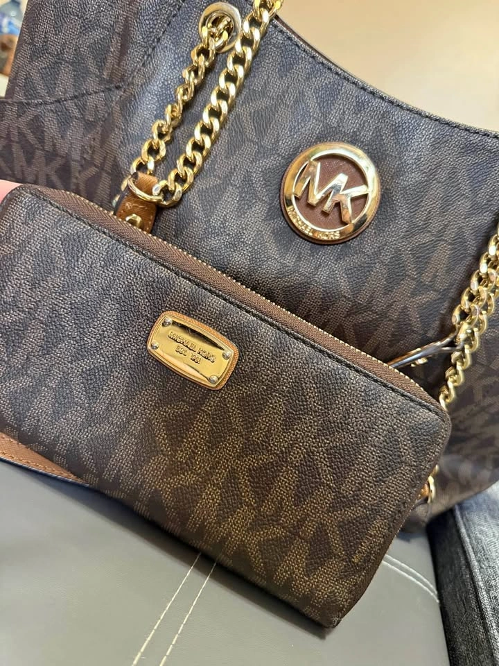 Michael Kors Purse and Wallet Set