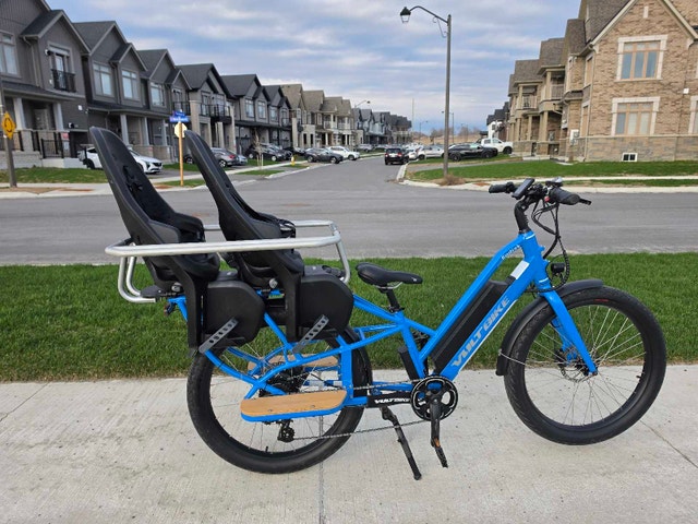 Cargo E-Bike – 2 Thule Seats + Longtail Hooptie