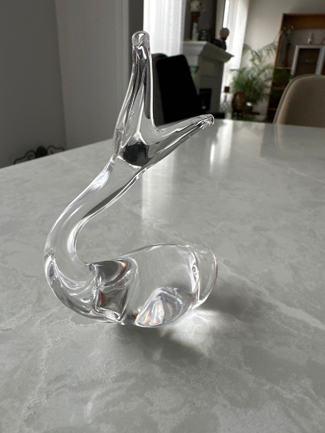 Vilca Italian Art Glass Crystal Dolphin Figurine - photo 4
