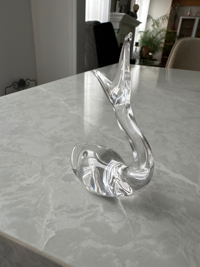 Vilca Italian Art Glass Crystal Dolphin Figurine - photo 5