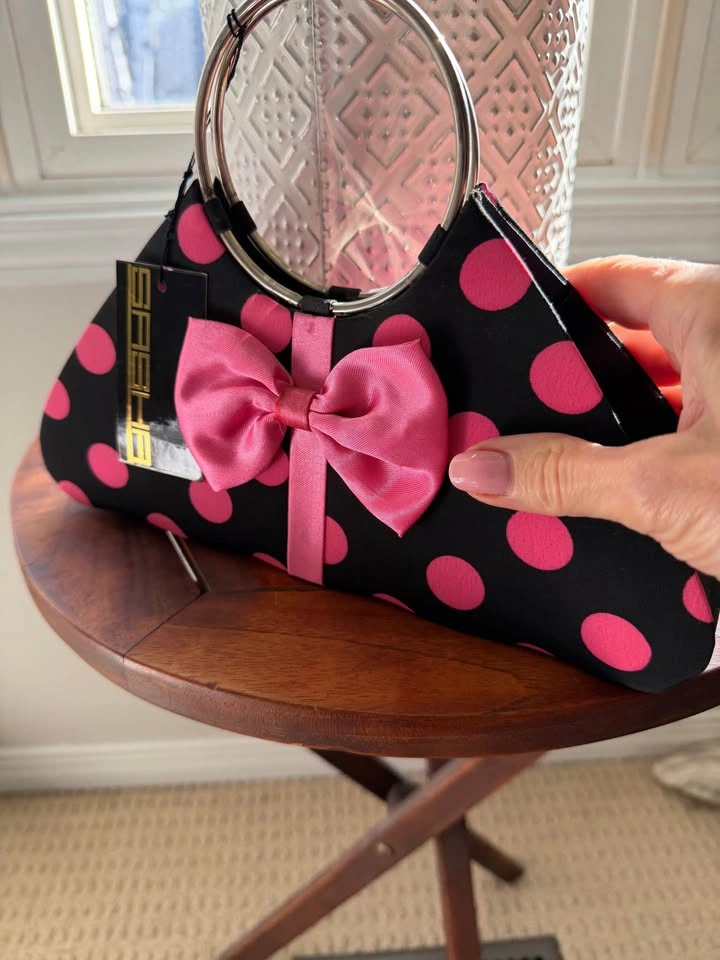 Sasha Handbags Pink Polka Dot - photo 2