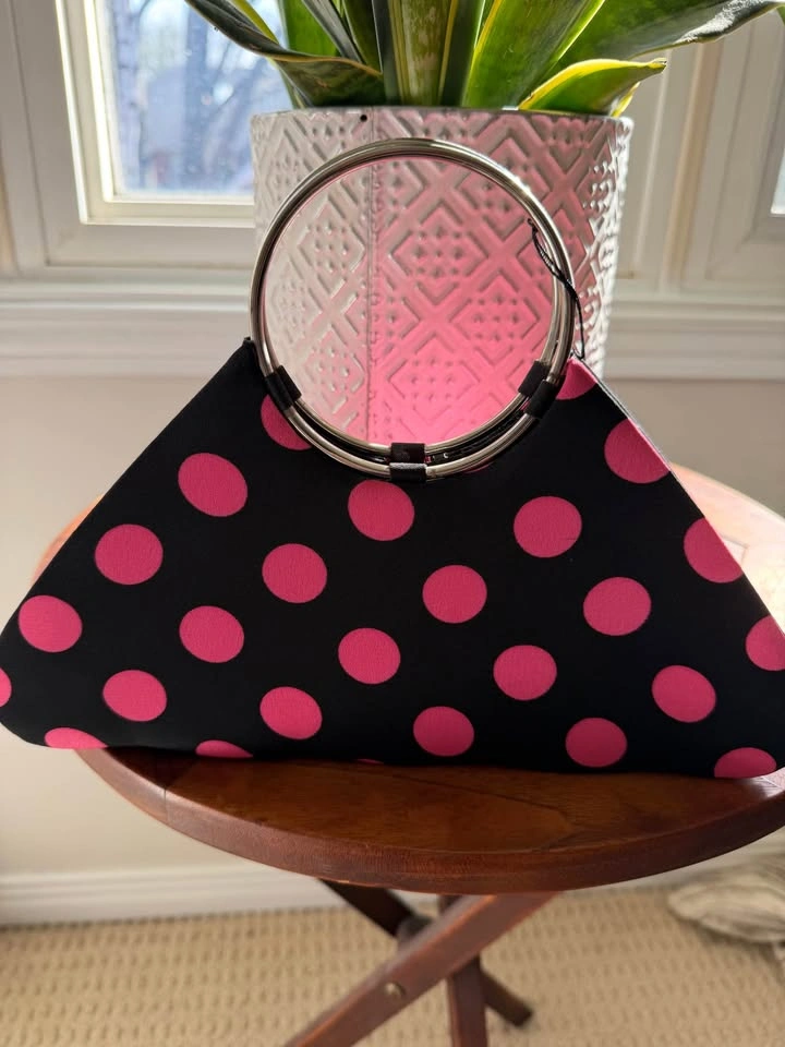 Sasha Handbags Pink Polka Dot - photo 3