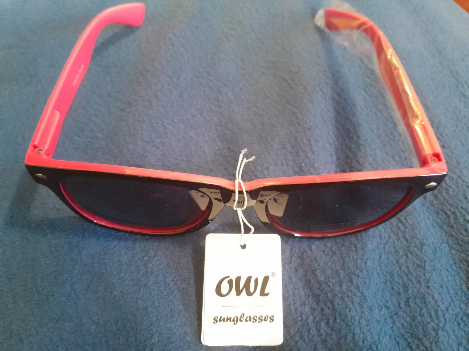 Retro Square Sunglasses Black Pink Two Tone Smoke Lens UV400 - photo 4