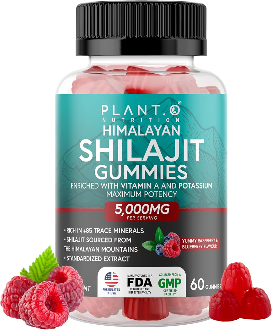 Shilajit Gummies 5000mg Raspberry - SEALED