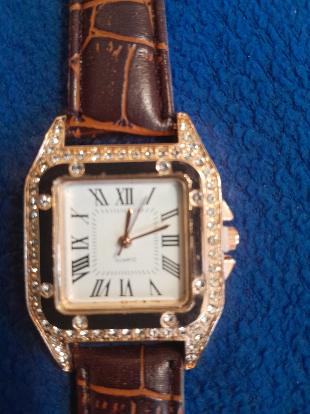 Square Watch Rhinestone Women's - photo 2