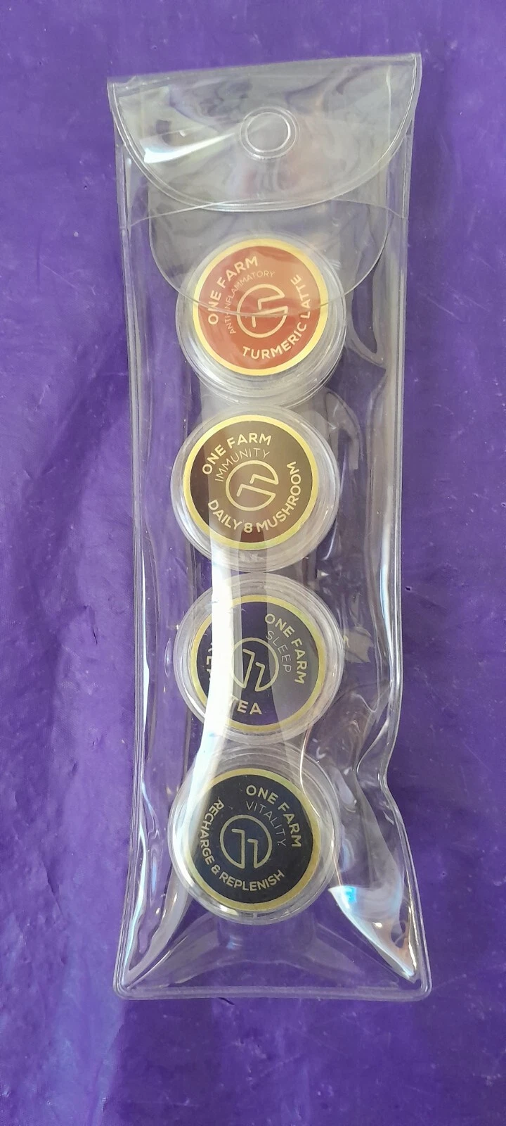 4 pcs Mini Containers Cases Round Small Storage Boxes